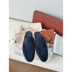 로로 피아나 Loro Piana Babouche Walk Loafers Suede FAM3488