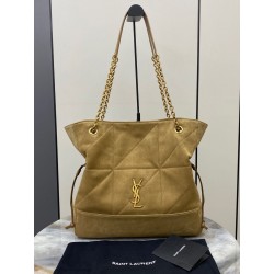 생로랑 Saint laurent/YSL 809824 Jamie Shopping Bag in Suede Golden Leaf
