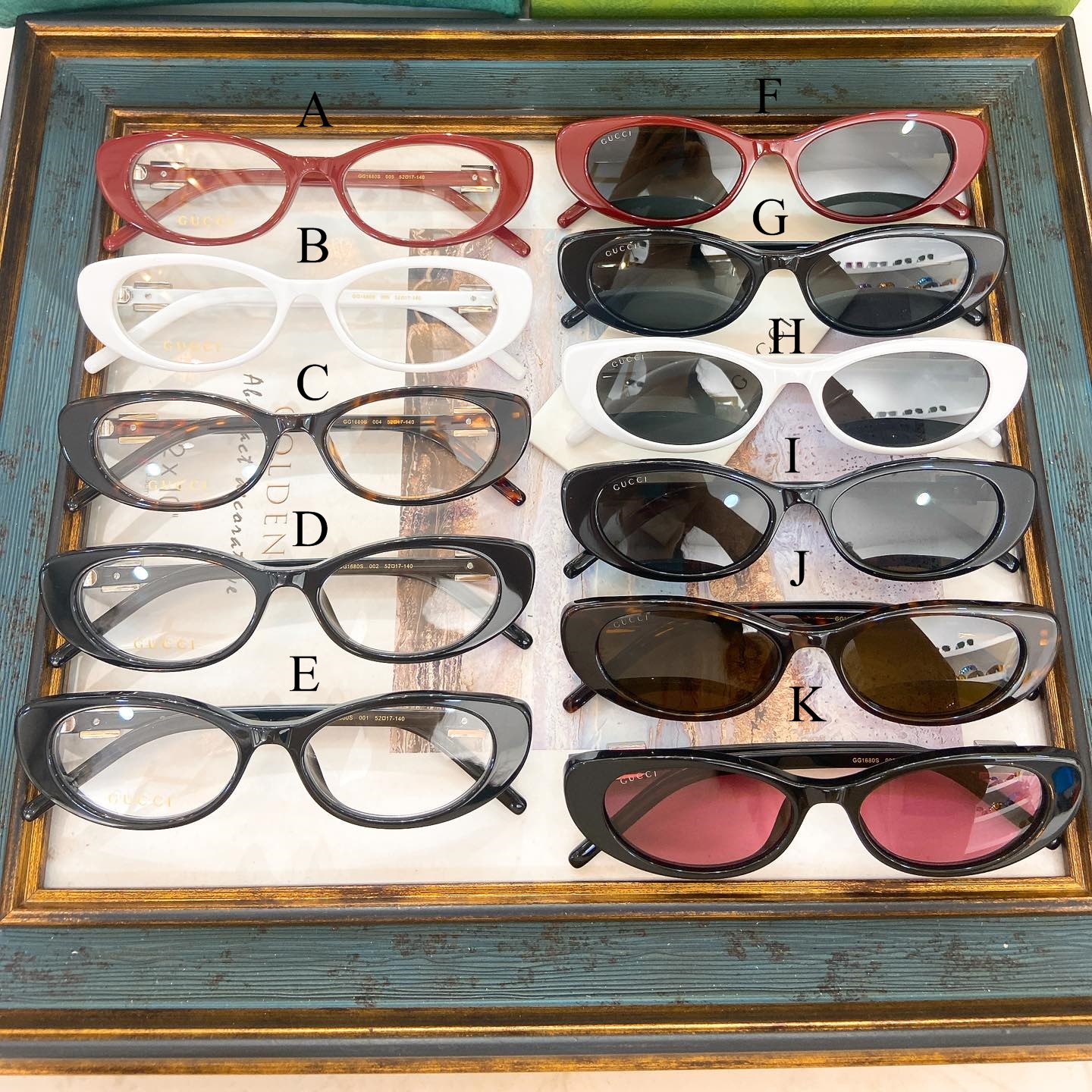 구찌 Gucci GG1680S 52口17-140