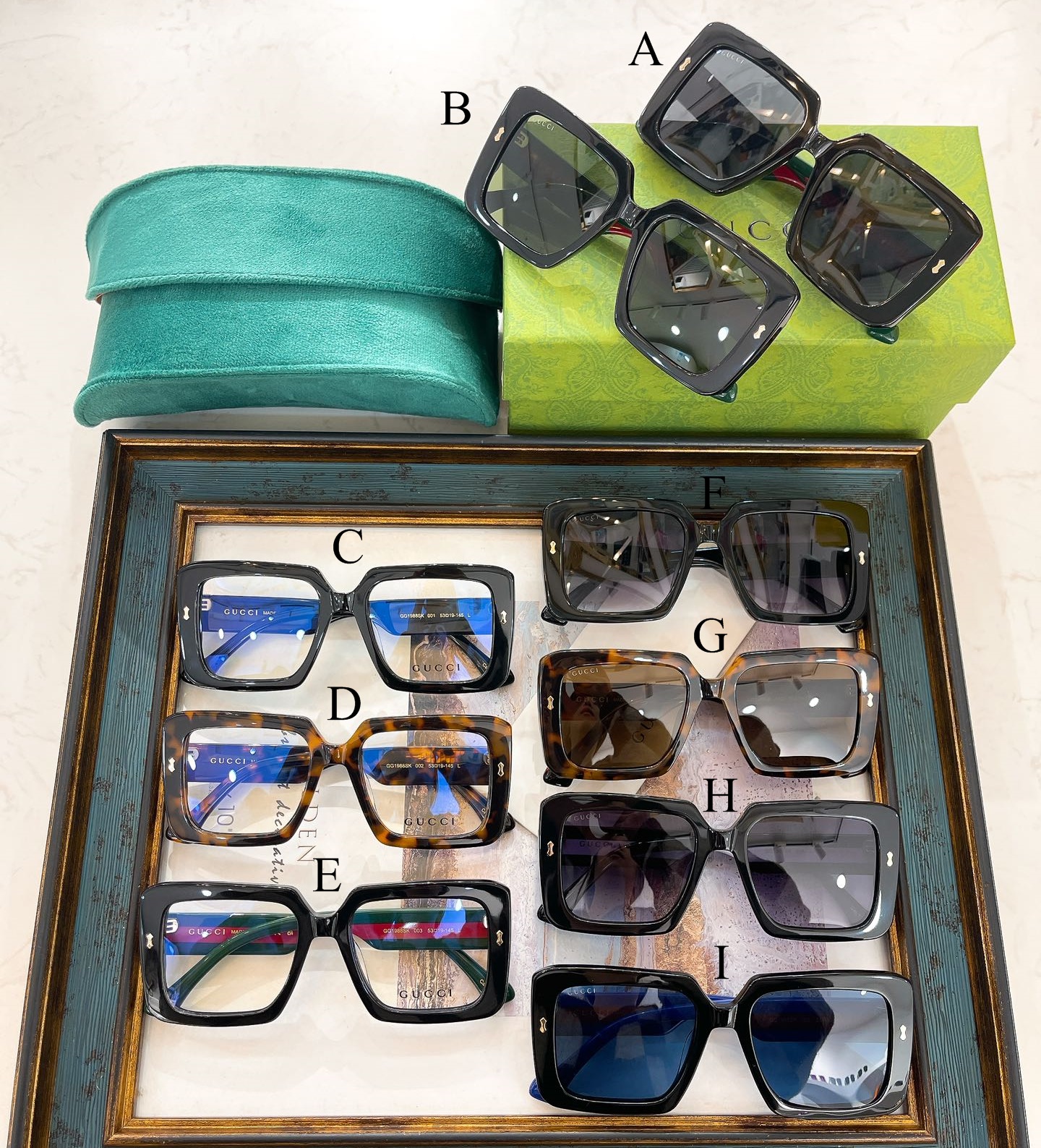 구찌 Gucci GG1988SK 53口19-145