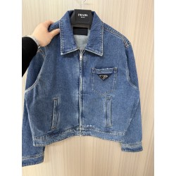 프라다 Prada 데님 재킷
