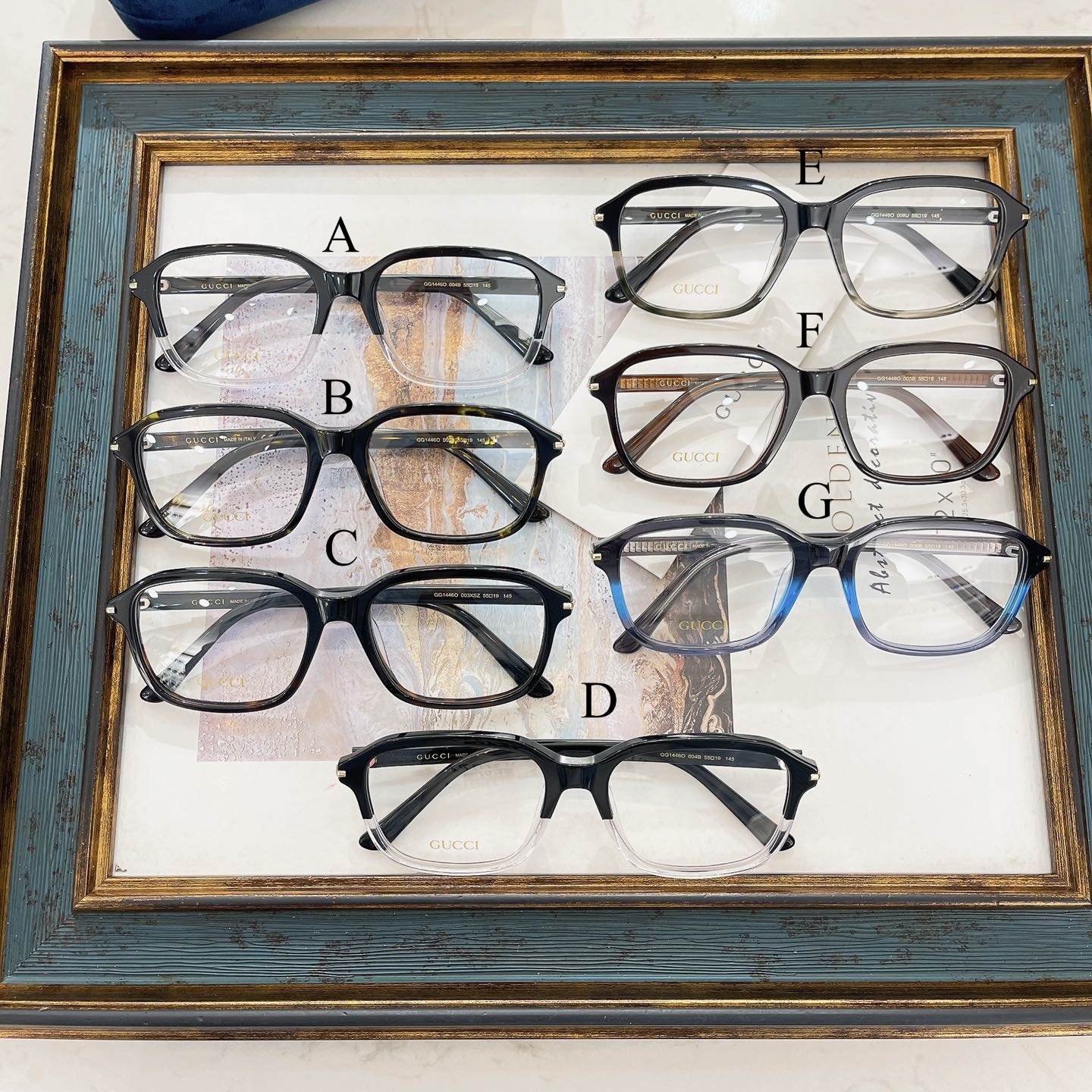 구찌 Gucci GG1446O 55口19-145