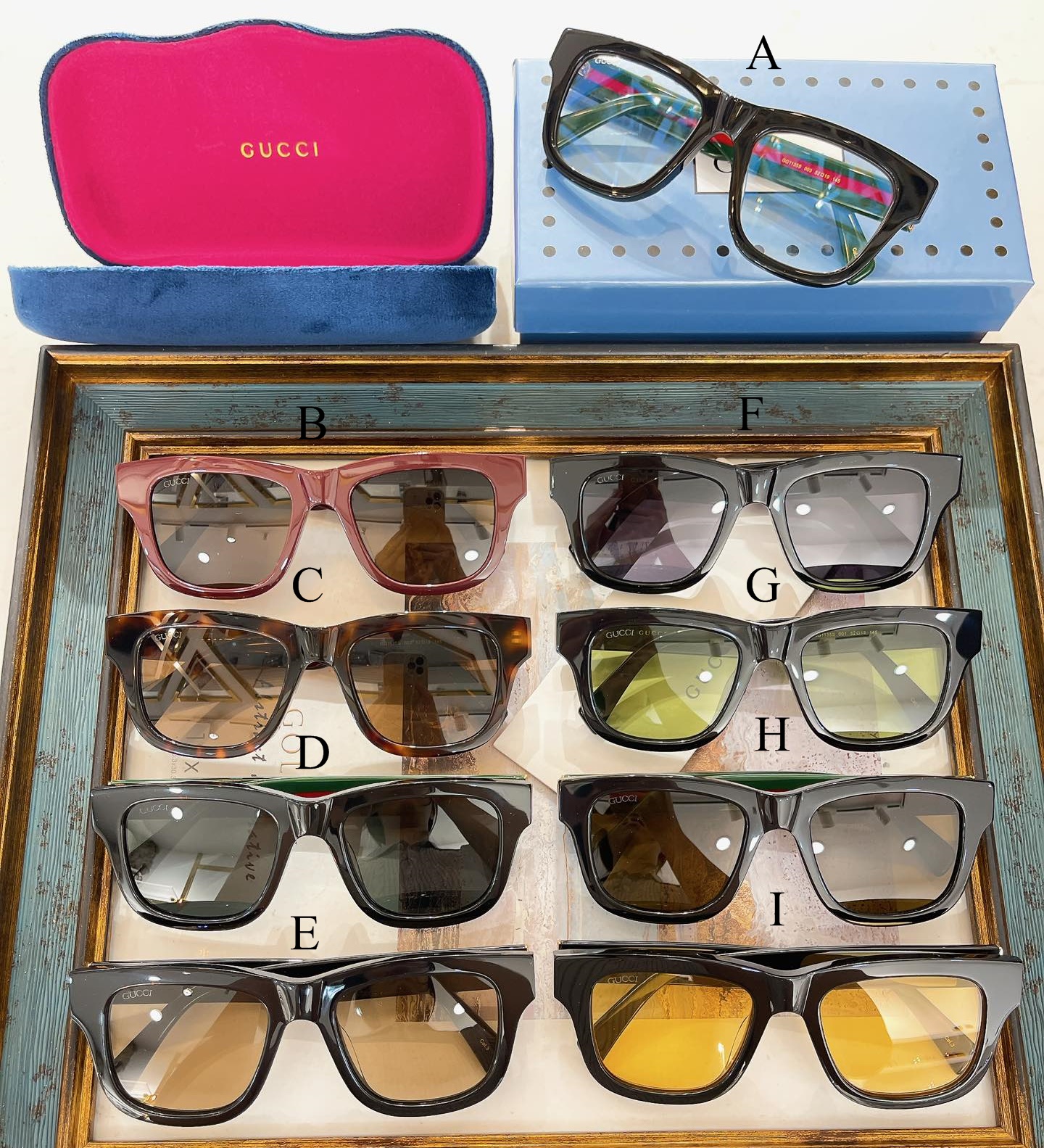 구찌 Gucci GG1135S 52口19-145