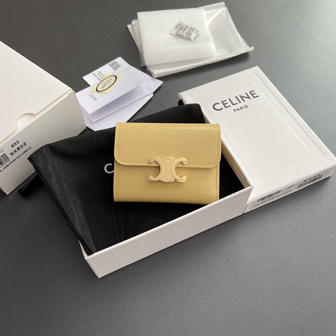샤넬 CELINE 10L652DS3.04LU653 지갑 9.5CM