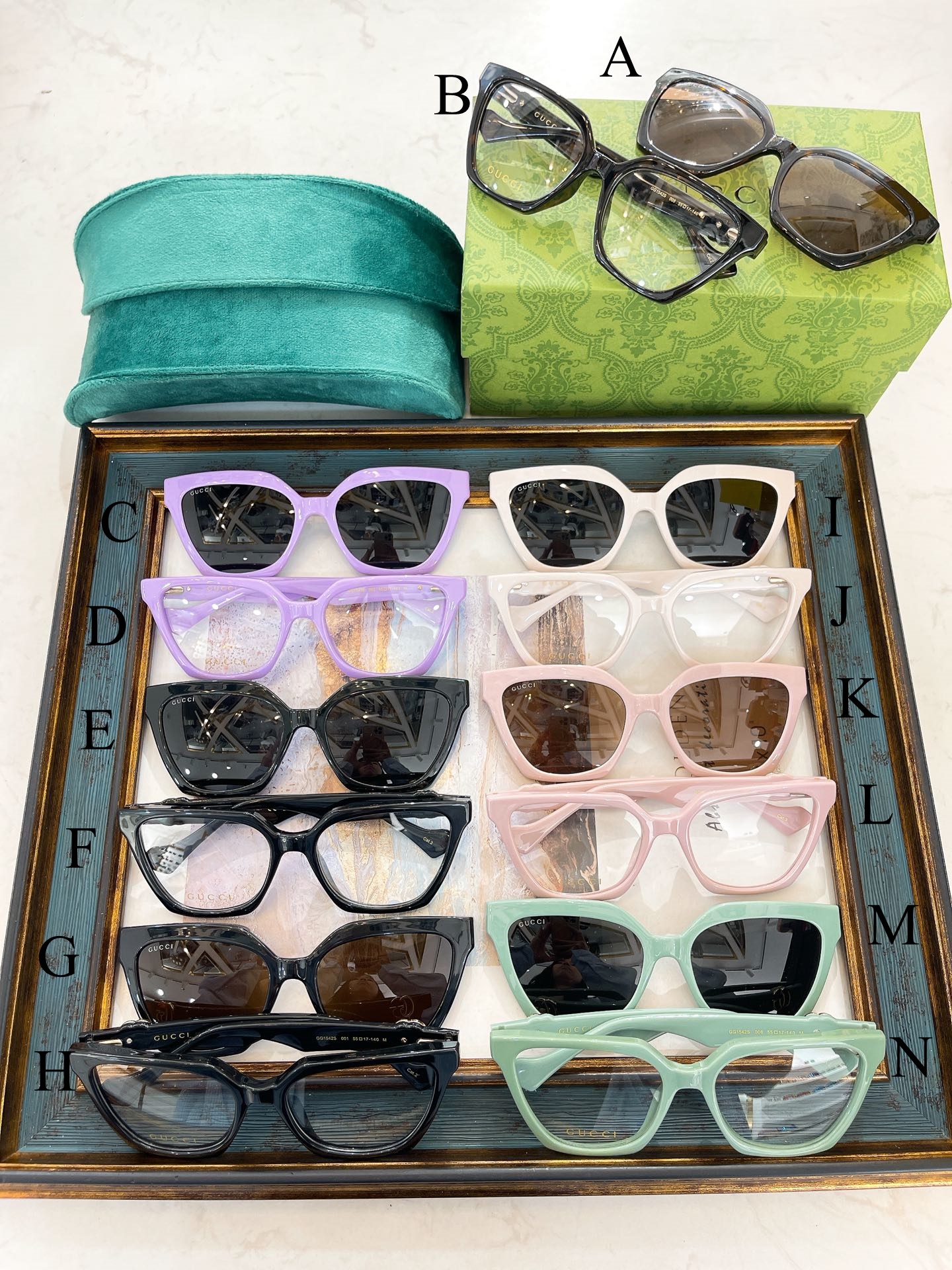 구찌 Gucci GG1542S 55口17-140