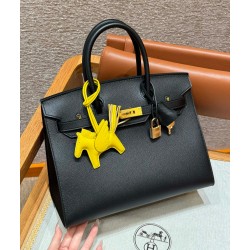 에르메스 Hermes Birkin 30cm Epsom 89 Noir/gold