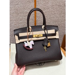에르메스 Hermes Birkin 30cm Togo 47 Chocolate/gold