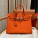 에르메스 Hermes Birkin 30cm Togo 93 Orange/silver