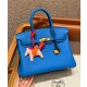 에르메스 Hermes Birkin 30cm Togo T7 Blue Hydra/gold