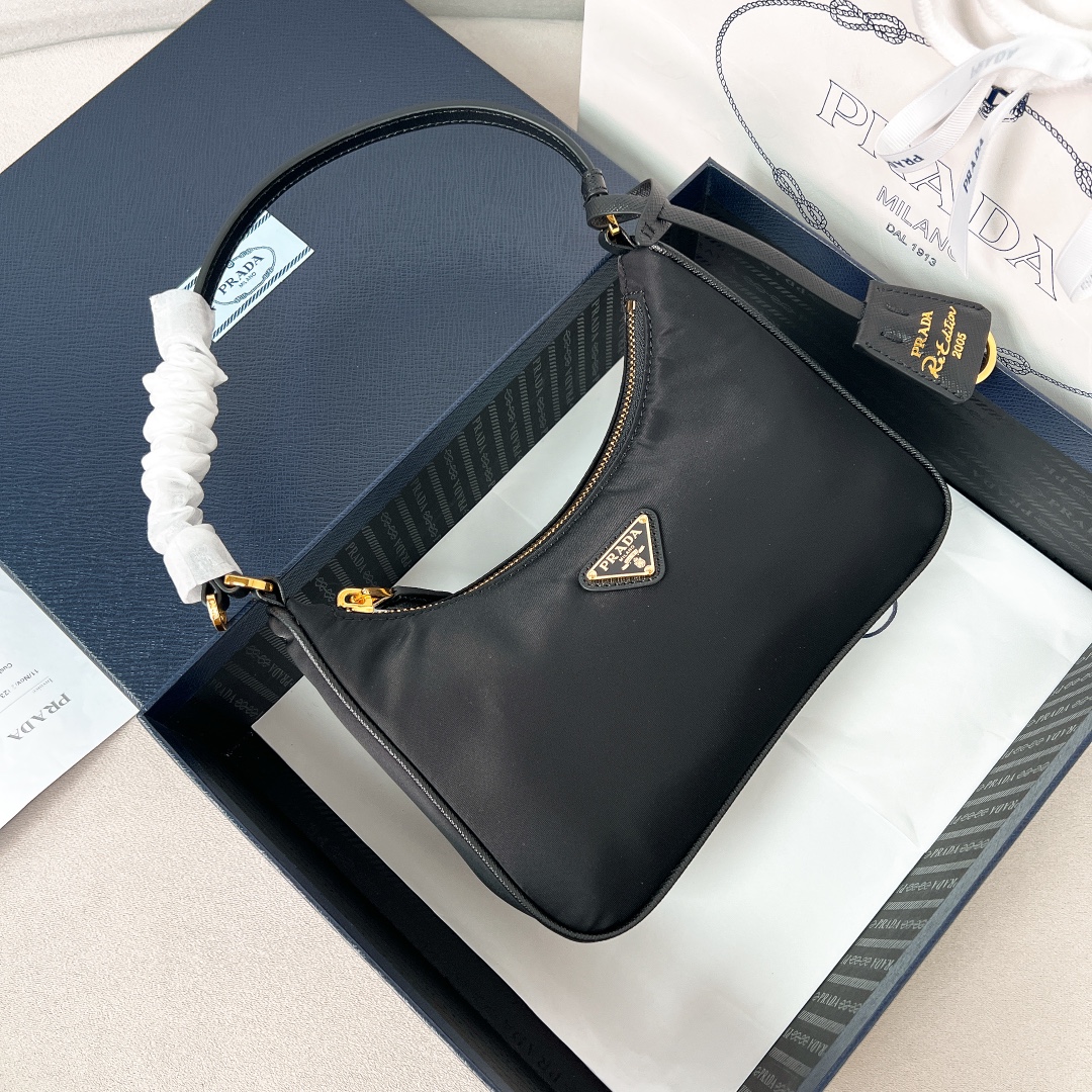 프라다 Prada 1N204M 리에디션 2005 리나일론 미니백 22CM