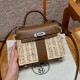 에르메스 Hermes Kelly Picnic 20cm Swift 3G Alezan/silver