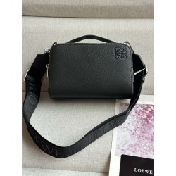 로에베 Loewe C660R41X Mini Camera Crossbody Bag in Soft Grained Calfskin Black