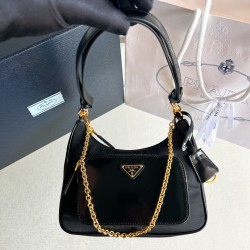 프라다 Prada 1BC198 Hobo 탑 핸들백 22cm