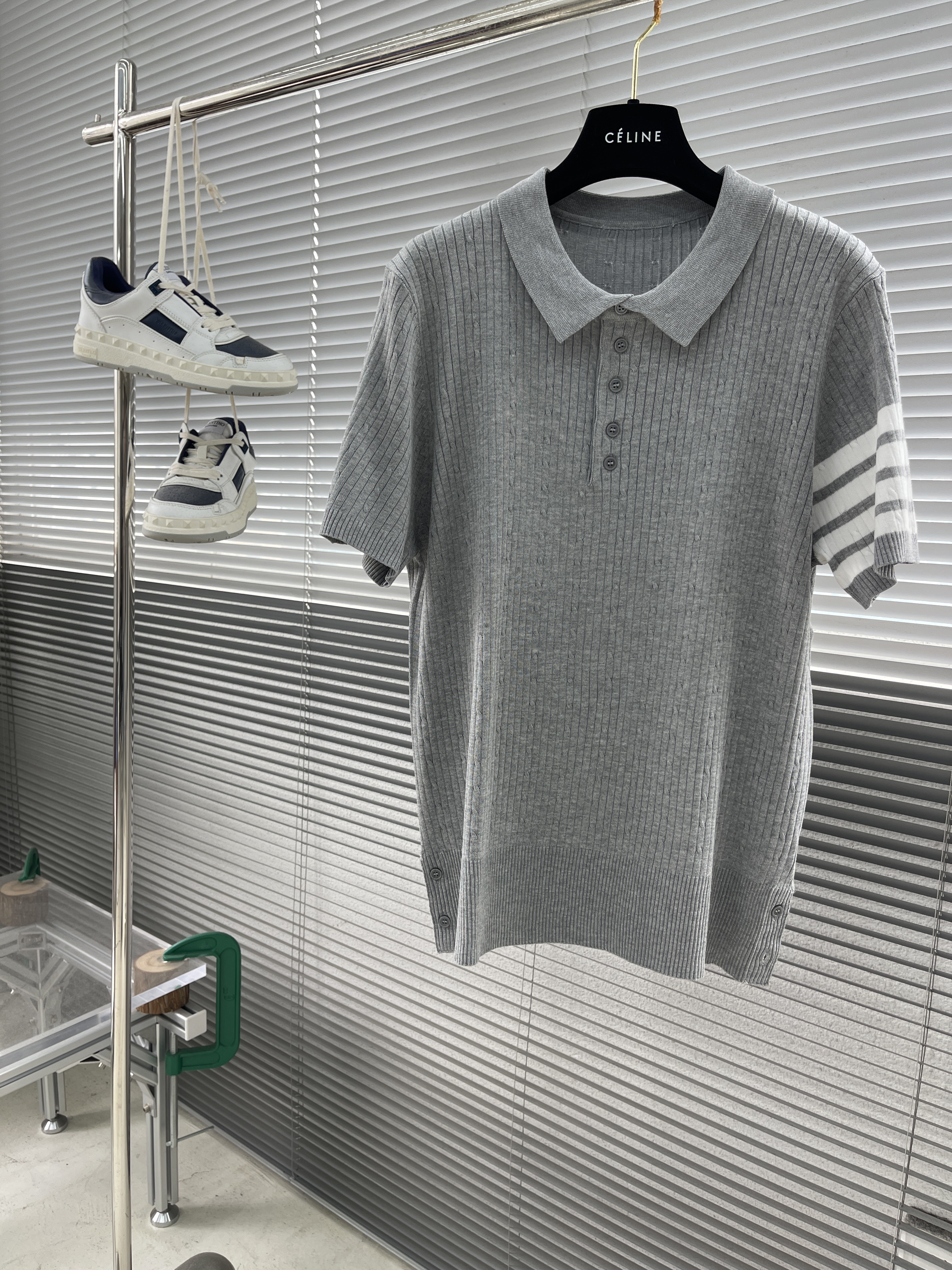 톰브라운 Thom Browne 반팔 폴로 셔츠