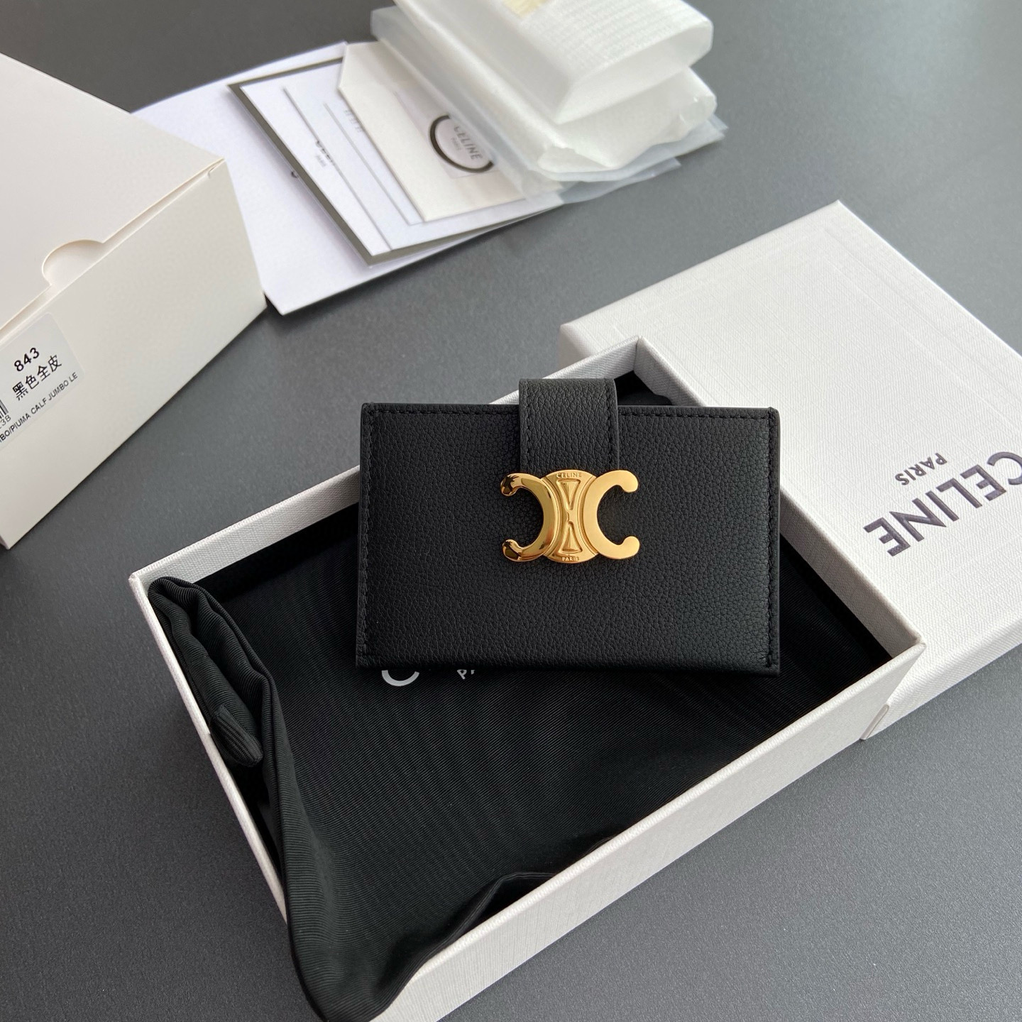 셀린느 Celine Card Holder 카드 케이스 10N843GHH.38NO 842 843 11cm