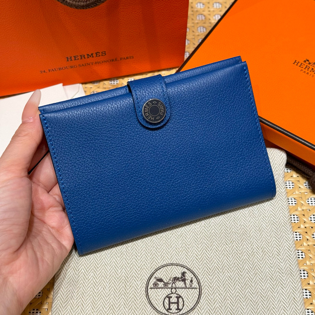 에르메스 Hermes R.M.S Passport case 상품리스트 13.5cm Evercolor 71 Blue France/silver