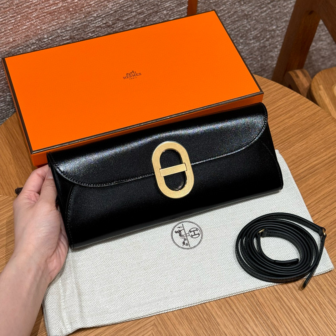 에르메스 Hermes Chaine d'Ancre To Go Box 89 Noir/gold