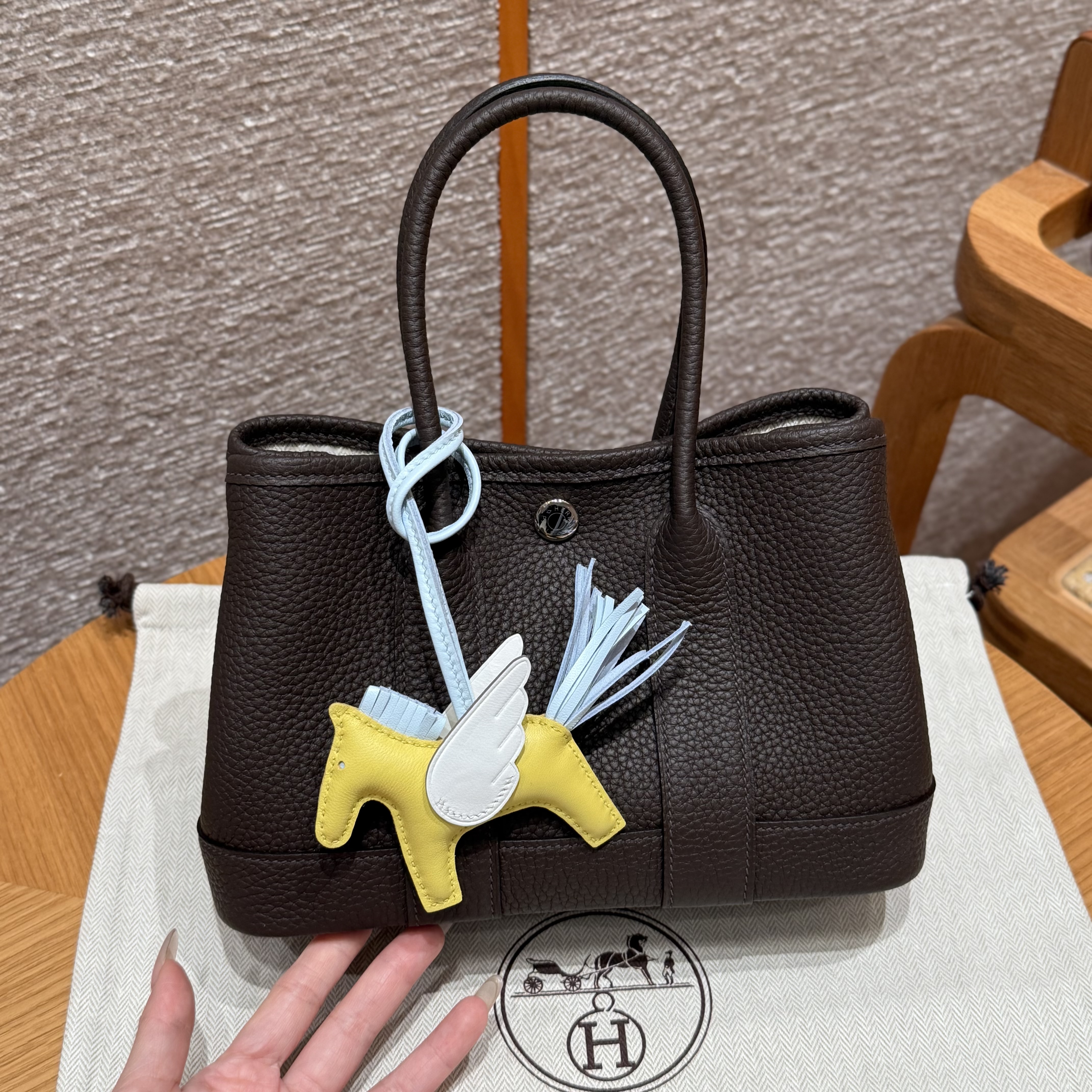 에르메스 Hermes Garden party mini 23cm Negonda 46 Ebene