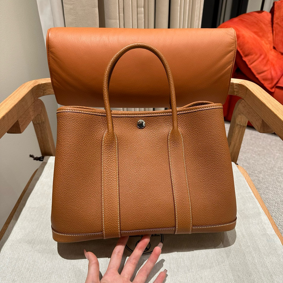에르메스 Hermes Garden party 30cm Negonda 37 Gold