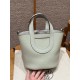 에르메스 Hermes in the loop 18cm Clemence 0W Girs neve/gold
