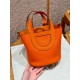 에르메스 Hermes in the loop 18cm Clemence 8V Orange poppy/gold