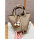 에르메스 Hermes Picotin lock 18cm clemence 8Q Beige Marfa/gold
