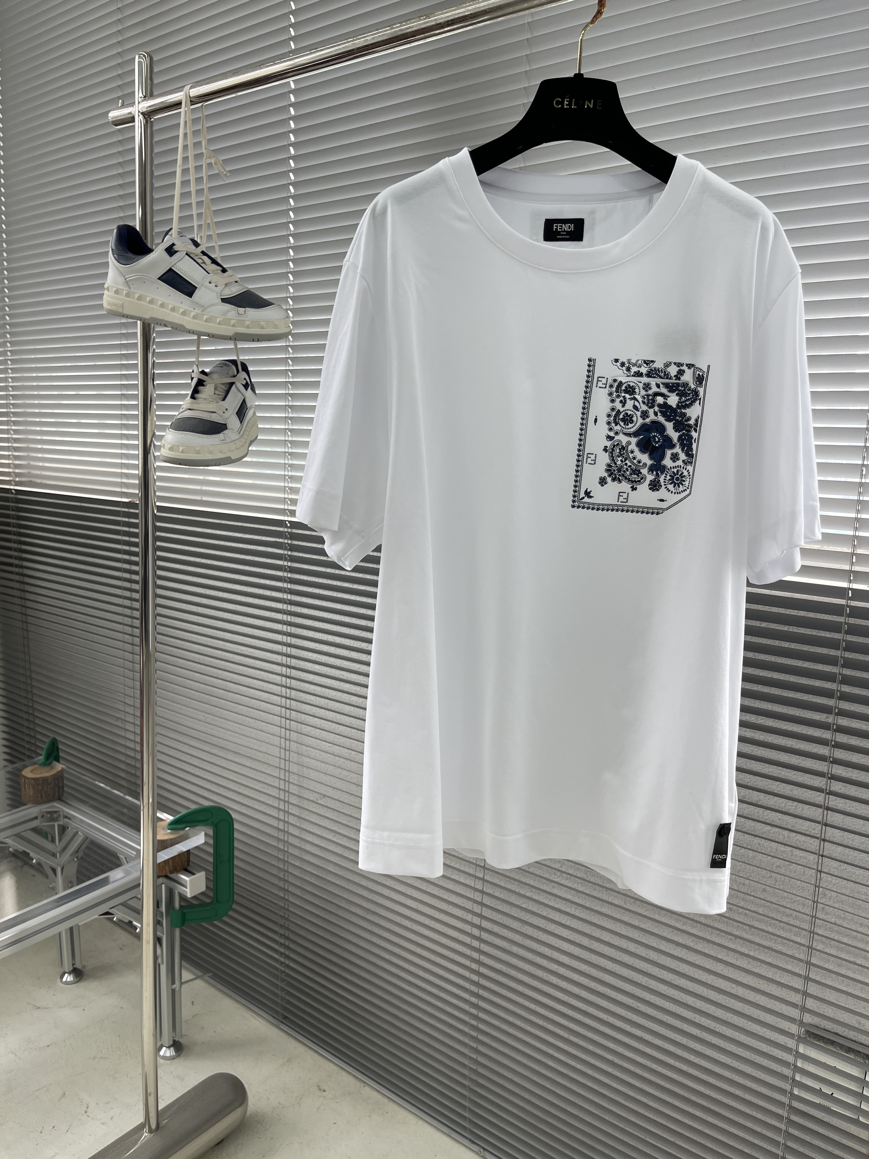 펜디 FENDI 반팔 티셔츠
