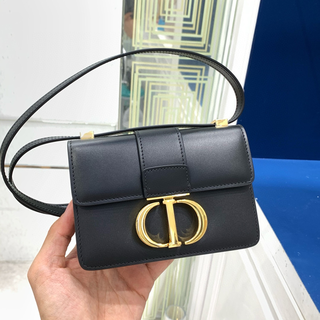 디올 Dior Mini 30 Montaigne Bag Black 15cm