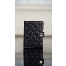 샤넬 Chanel 24k Passport Holder Black 14cm