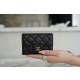 샤넬 Chanel Classic Flap Card Holder Black gold 11.5cm