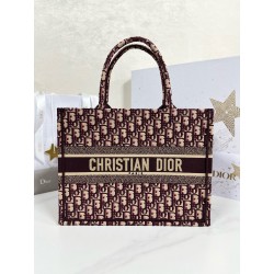 디올 Dior Medium Dior Book Tote Jujube red 36.5cm