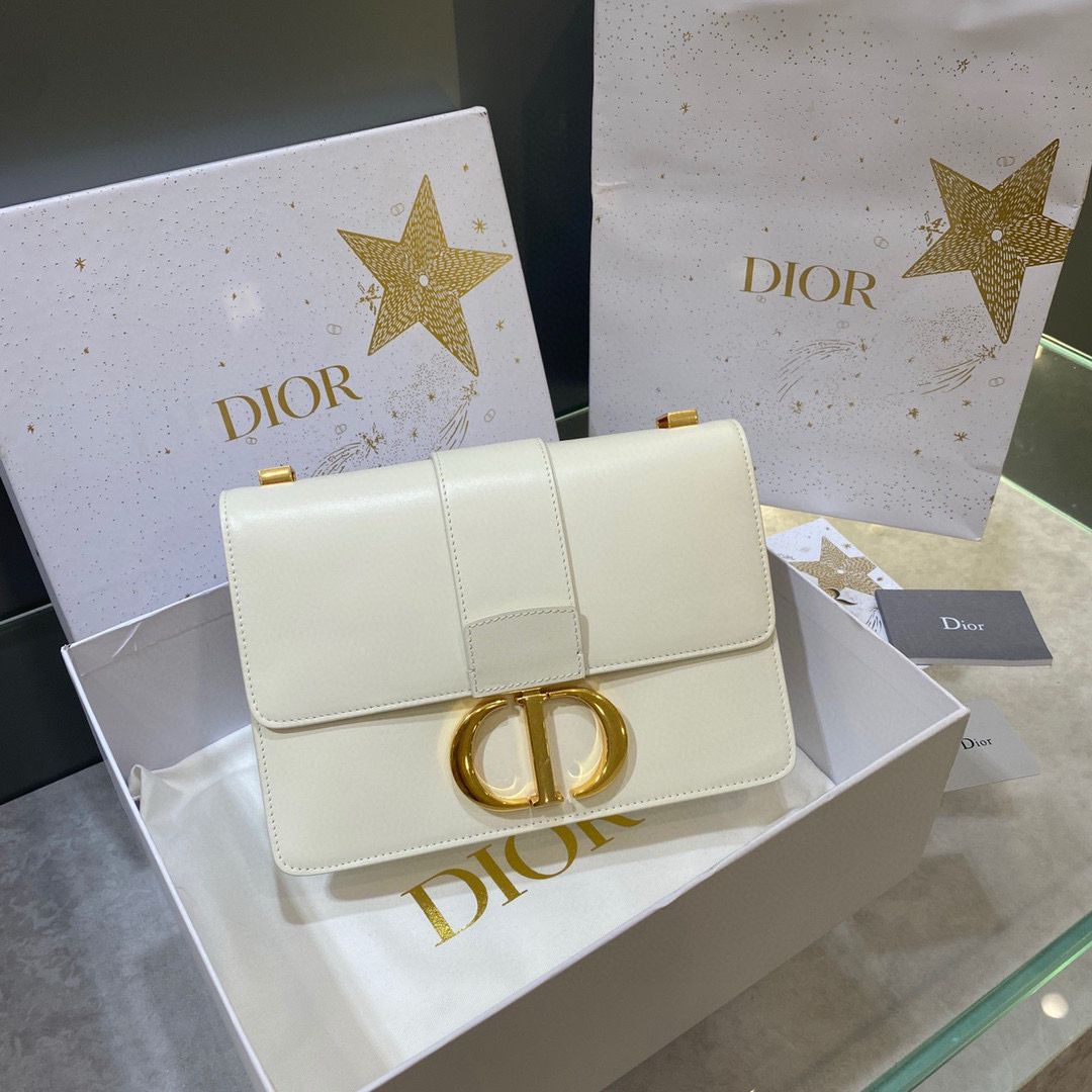 디올 Dior 30 Montaigne Bag White 24cm
