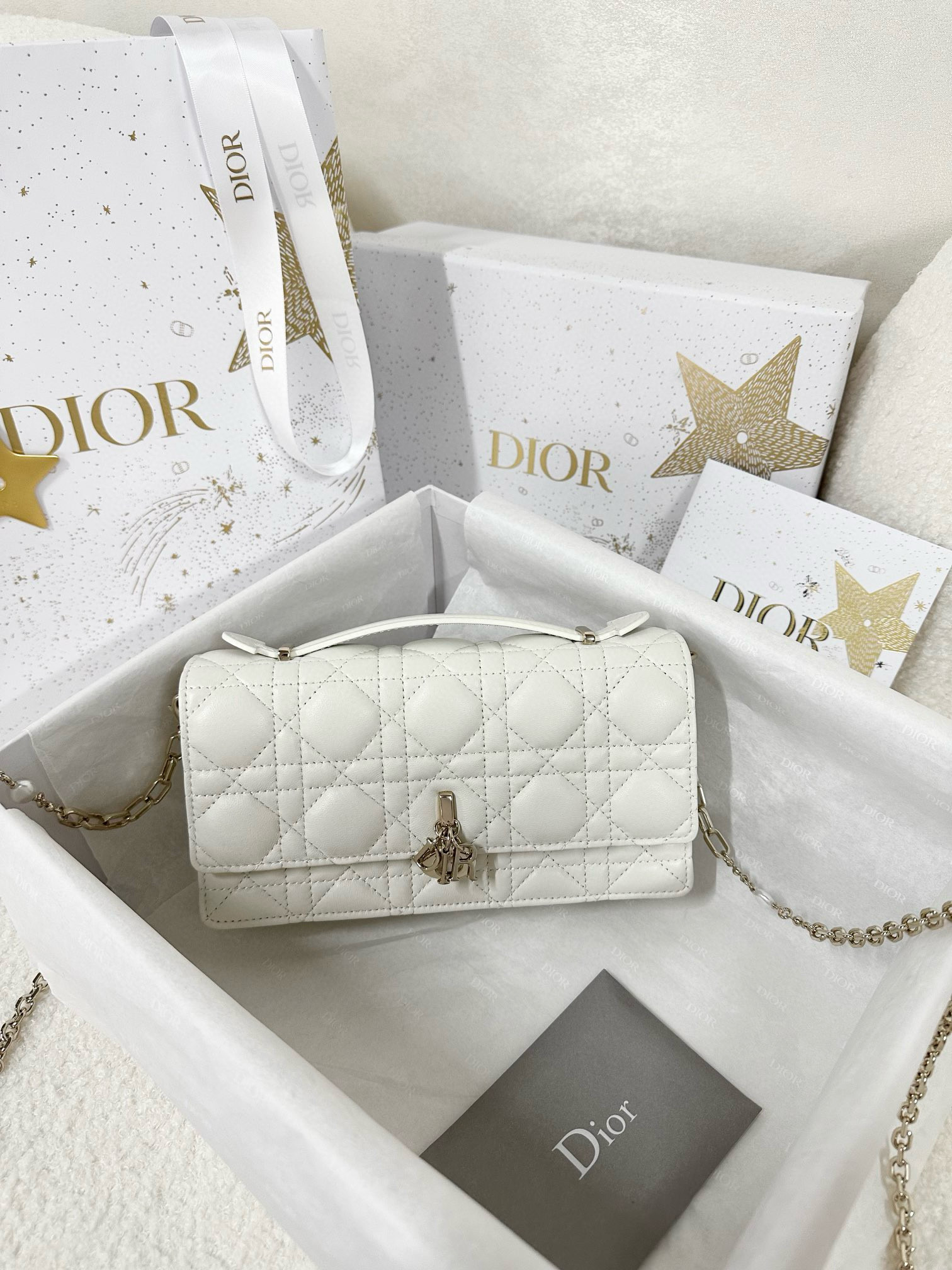디올 Dior My Dior Mini Bag White 21cm