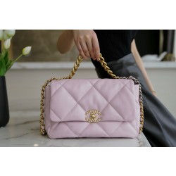 샤넬 Chanel 19 Handbag AS1161 Pink 30cm