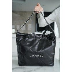 샤넬 Chanel 22P 22Small Handbag AS3260 Black silver 35cm