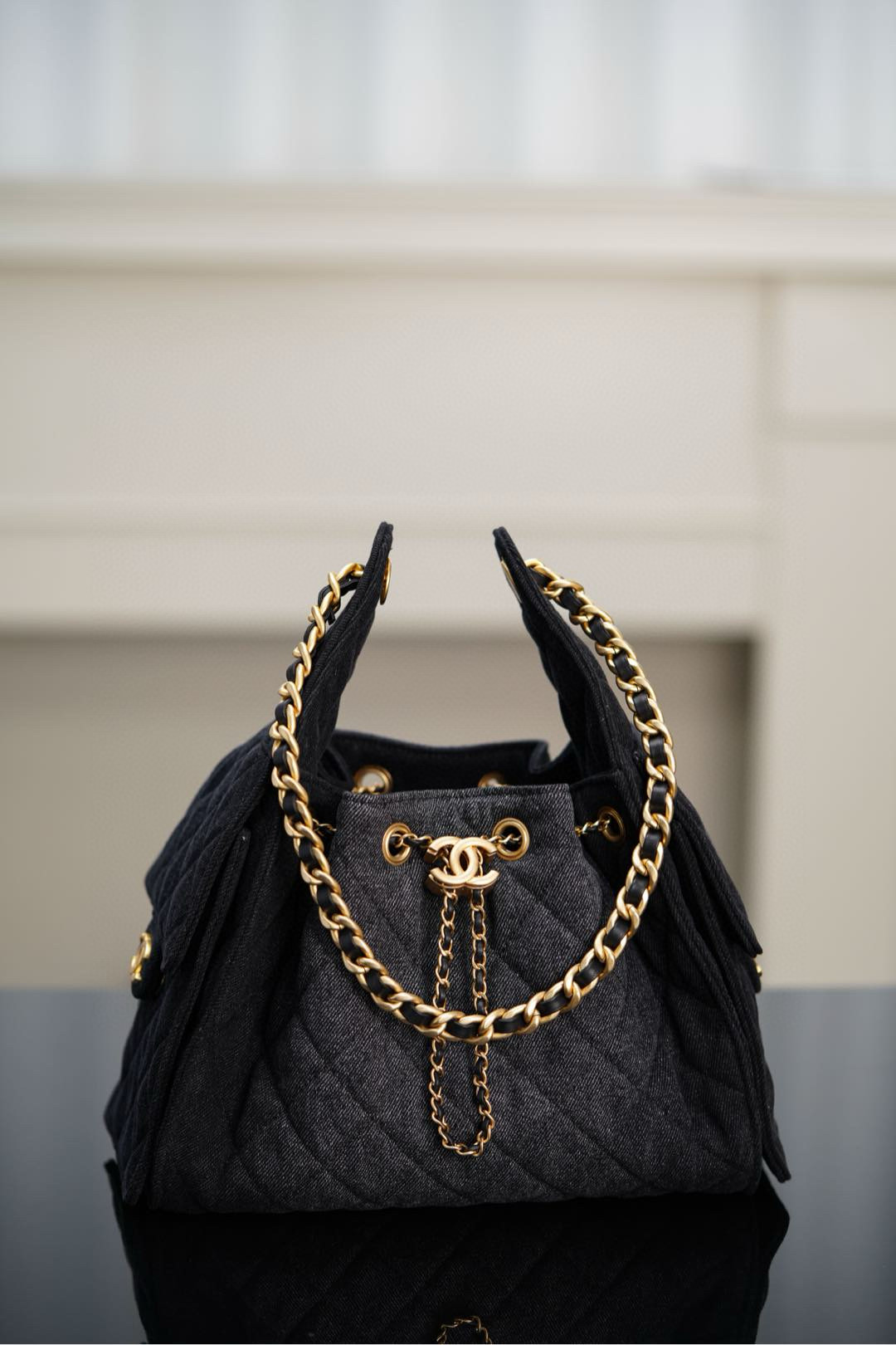 샤넬 CHANEL 25s 25Small Handbag AS5293 Black 26cm