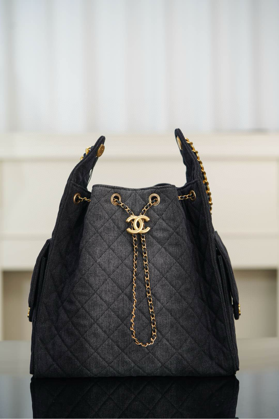 샤넬 Chanel 25s 25Medium Handbag AS5311 Black 40cm