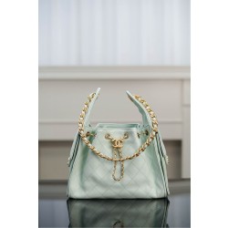 샤넬 CHANEL 25s 25Small Handbag AS5293 Peppermint green 26cm