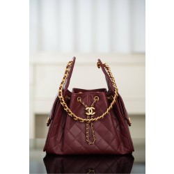 샤넬 CHANEL 25s 25Small Handbag AS5293 Wine red 26cm