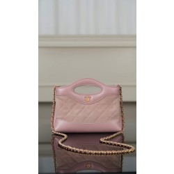 샤넬 Chanel 25P 31Shopping Bag Nano AP3656 Pink 20.5cm