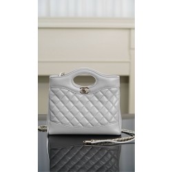 샤넬 Chanel 25P 31 Mini Shopping Bag AS4133 Light grey 22cm