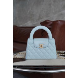 샤넬 Chanel 23K Kelly Nano AS4416 Blue 13cm