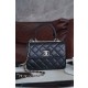 샤넬 Chanel 24C Mini Trendy CC Flap Bag with Top Handle AS4654 Black 19.5cm