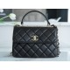 샤넬 Chanel 22ss Trendy CC Flap Bag with Top Handle A92236 Black 25cm