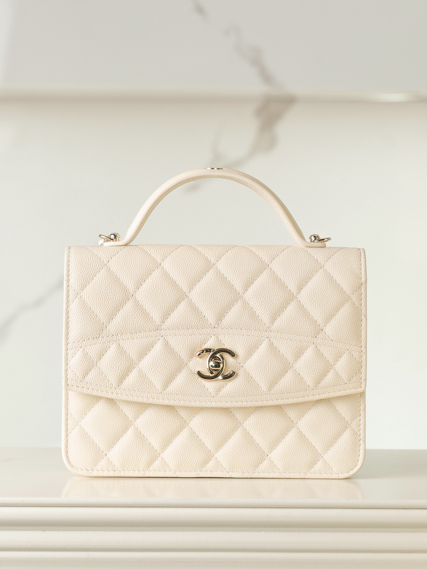 샤넬 Chanel 25c Mini Backpack White 14cm