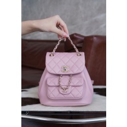 샤넬 Chanel 24p Duma Small Backpack Pink 18cm