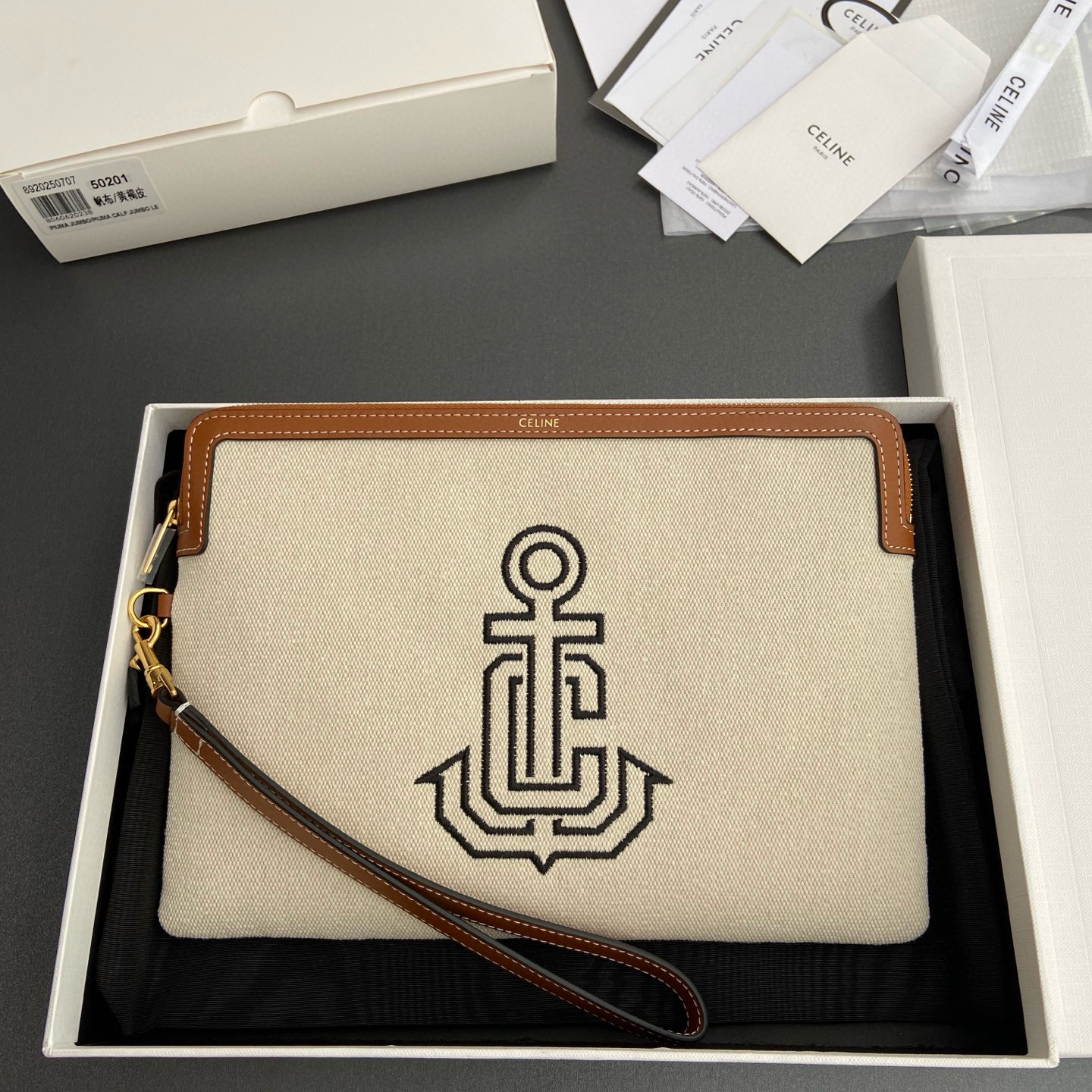 셀린느 Celine 10J502FES.04LU 502 50201 지갑 25cm