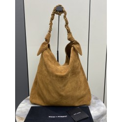 생로랑 Saint laurent/YSL 834750 Amalia in Suede Warm Caramel Cognac