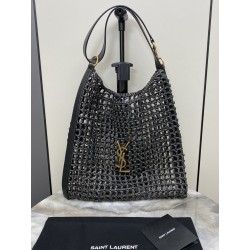 생로랑 Saint laurent/YSL 773984 Oxalis in Raffia Black