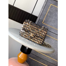 샤넬 Chanel 25c Mini Classic Flap Bag gold 20cm